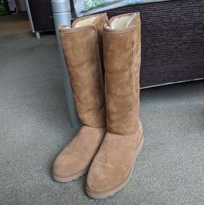Ugg Kara Chestnut Us 75 Tall Slim Wedge 